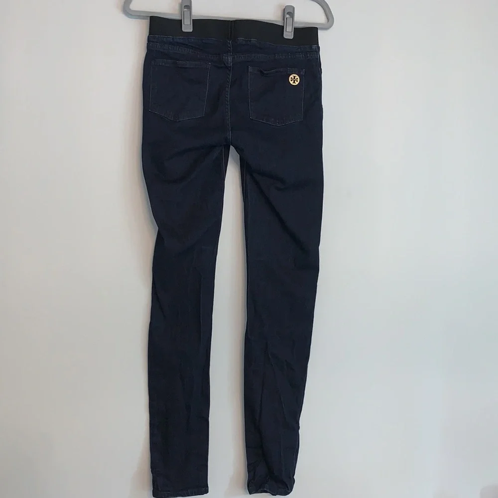 Tory Burch Navy Blue Leggings